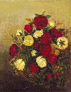 Roses Still Life Robert Scott Duncanson